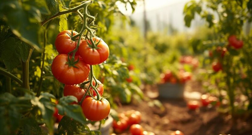 Прыскаю белую жижу под куст — помидоры растут с бешенной скоростью: сладкие и мясистые