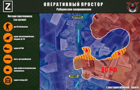 ВС РФ идут вперёд на Рубцовском направлении