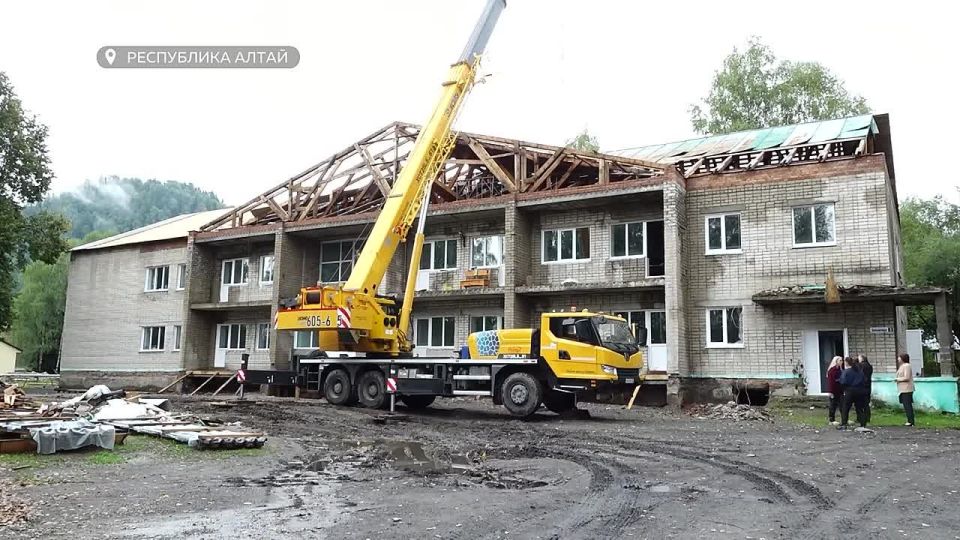 Ремонт социальных объектов в Турочакском районе Республики Алтай