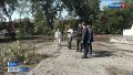 В Бийске продолжают восстанавливать сквер Фомченко