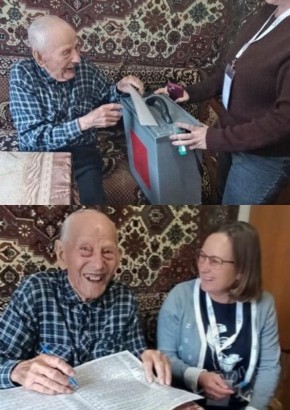 На выборах в Алтайском крае проголосовал 102-летний ветеран Великой Отечественной войны
