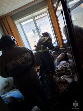 Два человека спасены на пожаре