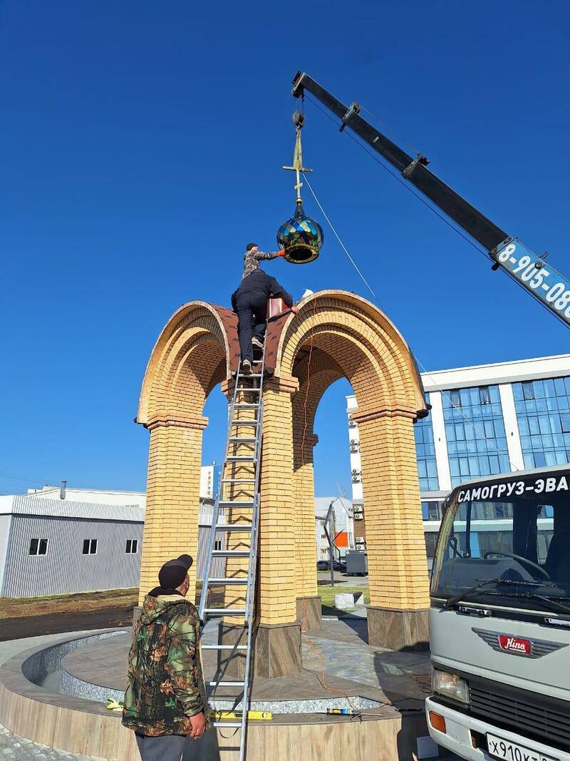 Часовня-сень с купелью в честь Иоанна Крестителя появилась в Барнауле Часовня-сень с купелью в честь Иоанна Крестителя появилась в Барнауле