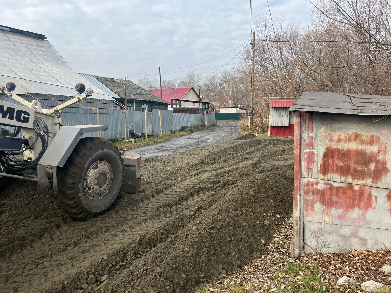 Дорожные работы перед зимним сезоном Дорожные работы перед зимним сезоном