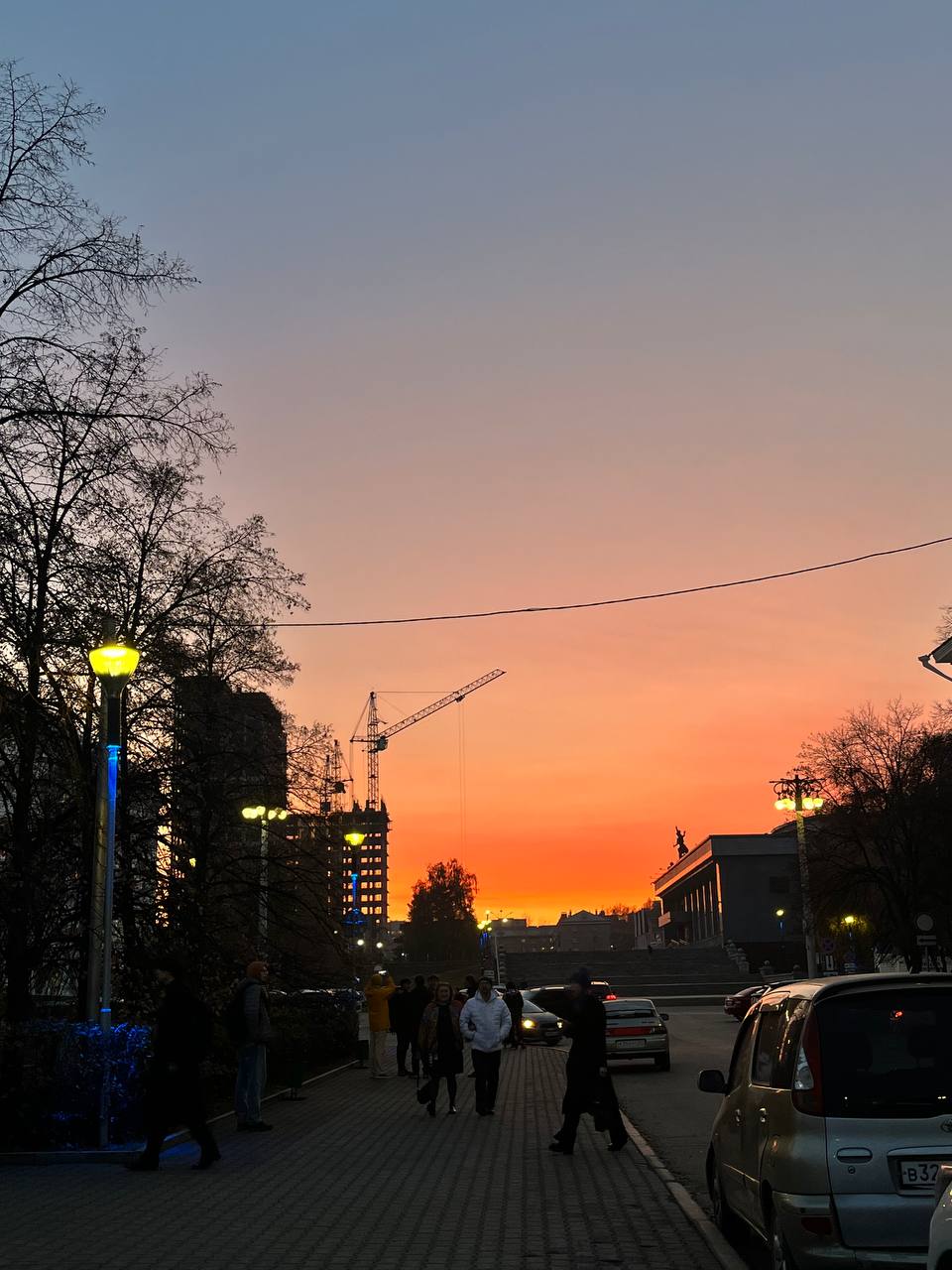 Над Барнаулом сегодня было живописное небо