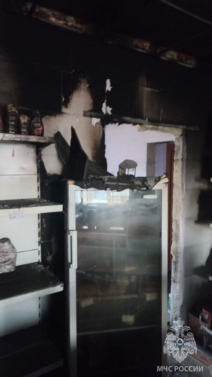 Ликвидирован пожар в сельском магазине