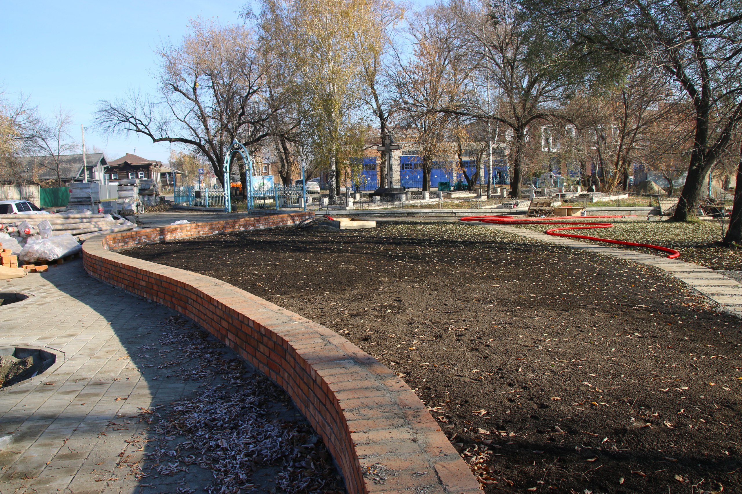 Реконструкция сквера Фомченко выходит на финишную прямую Реконструкция сквера Фомченко выходит на финишную прямую