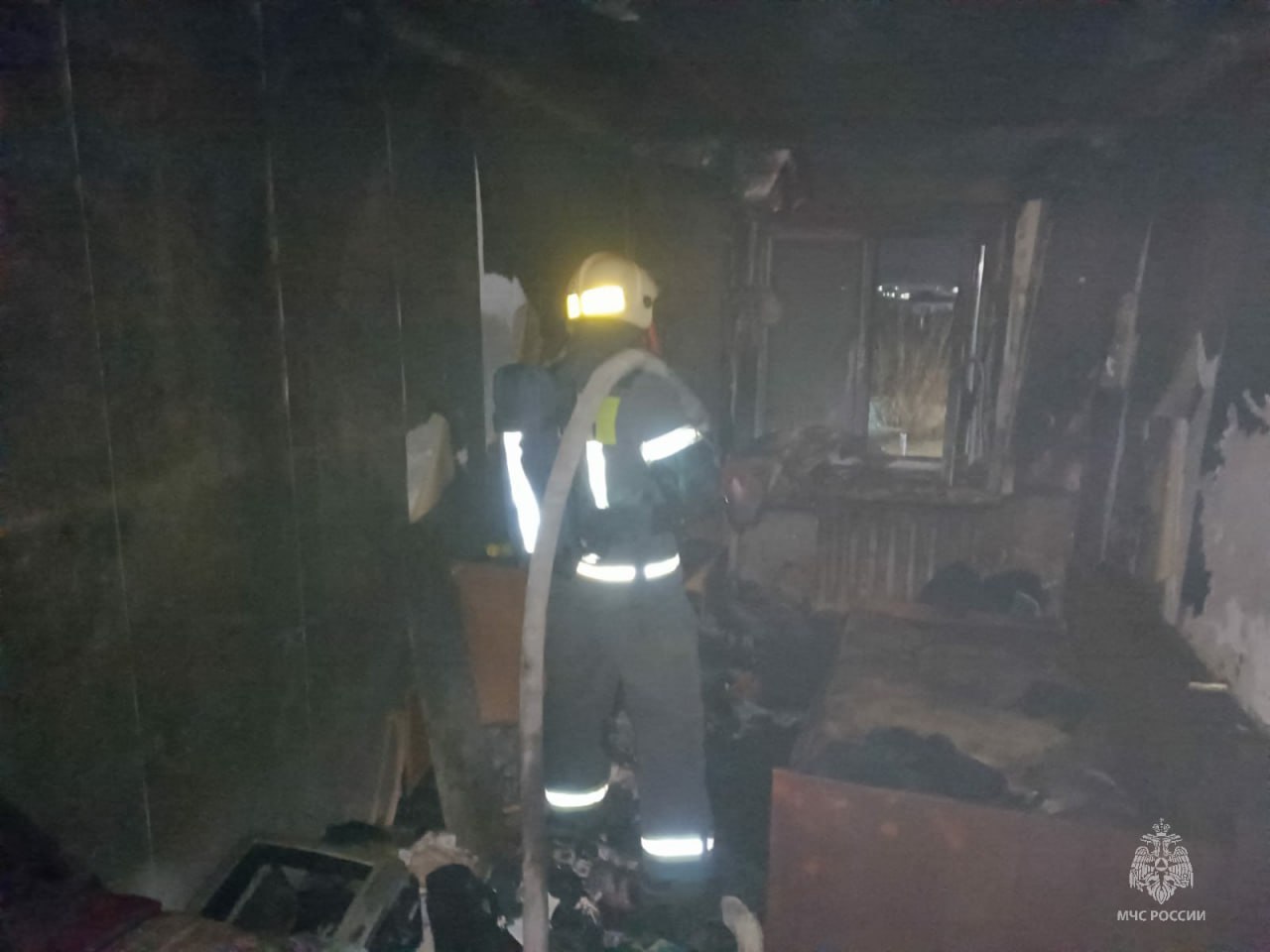 На пожаре спасены пять человек