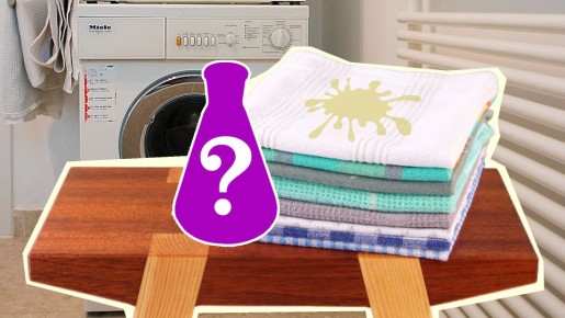 Пятна с кухонных полотенец исчезнут без следа: ткань отбелит копеечная смесь