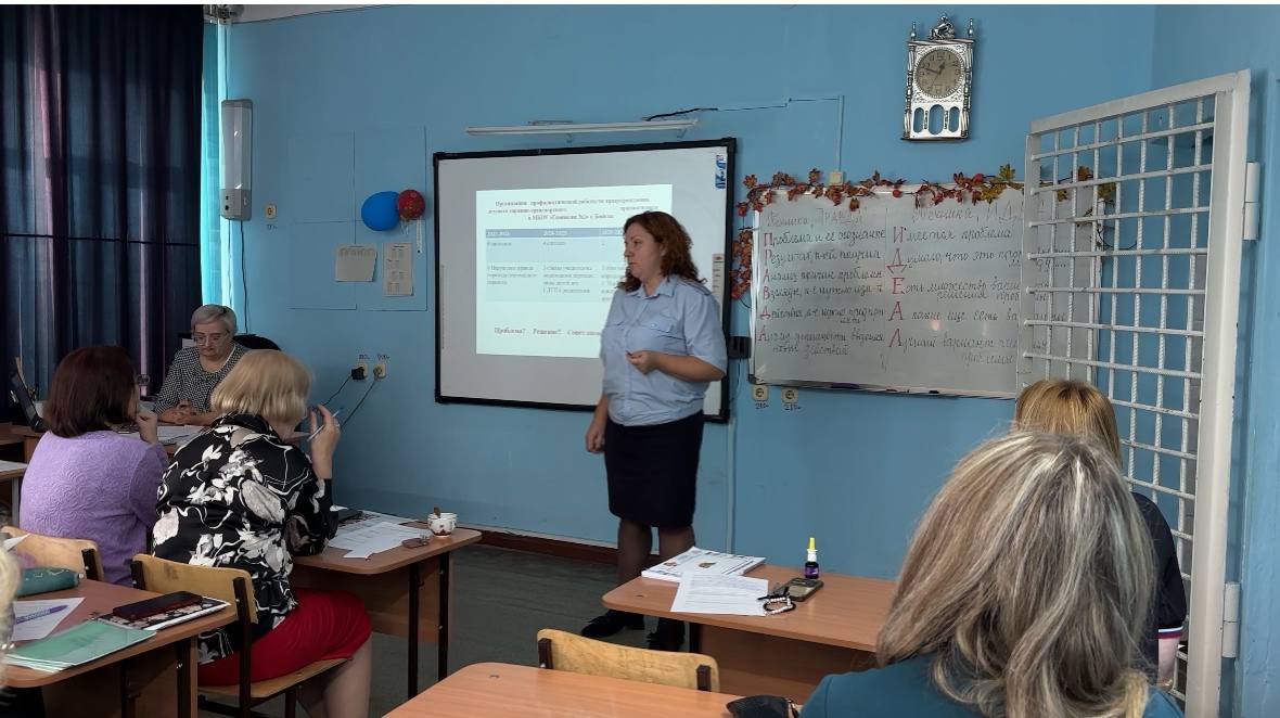 Сотрудники Госавтоинспекции приняли участие в Педагогическом совете Сотрудники Госавтоинспекции приняли участие в Педагогическом совете