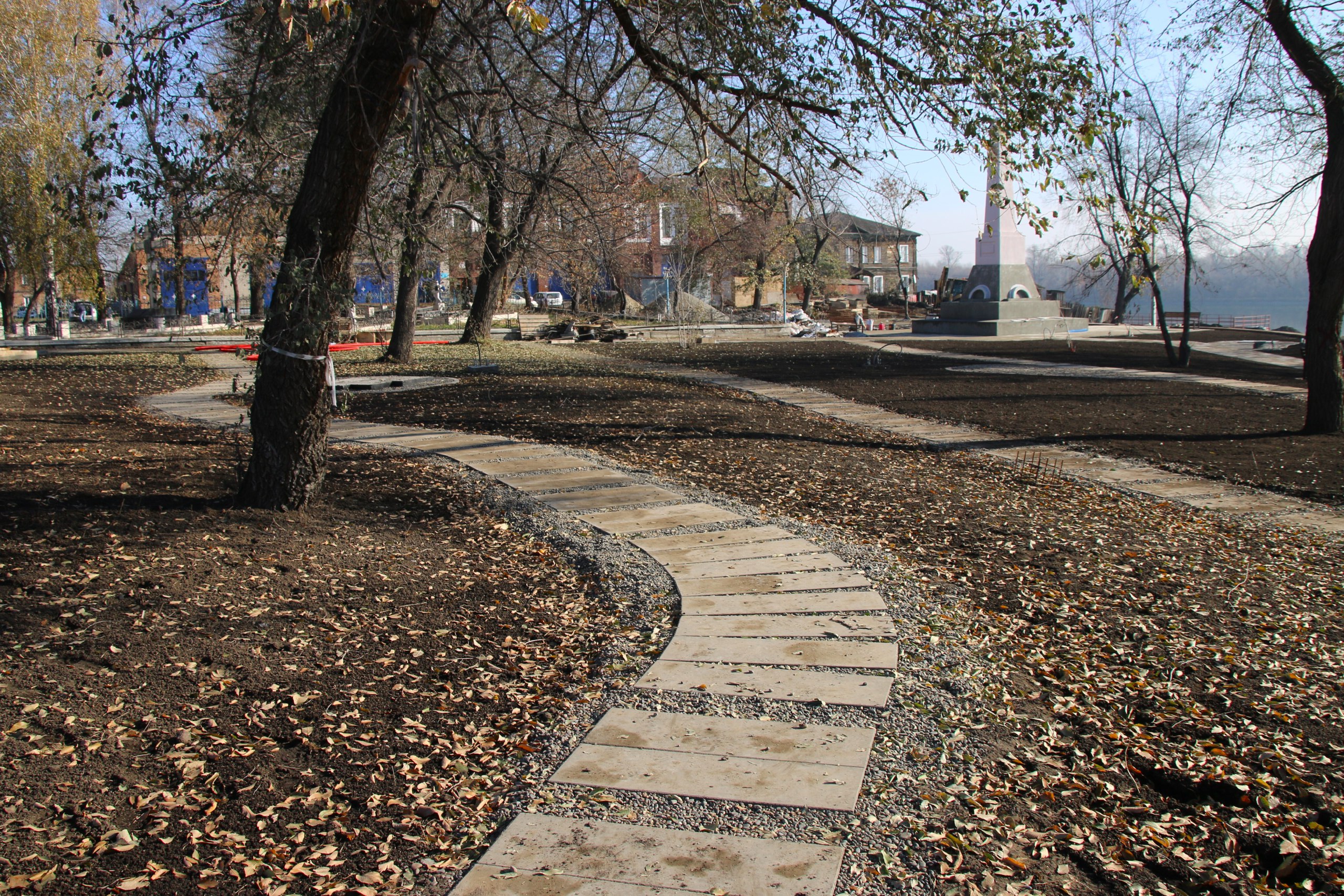 Реконструкция сквера Фомченко выходит на финишную прямую Реконструкция сквера Фомченко выходит на финишную прямую