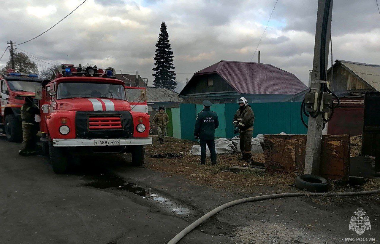 В Рубцовске ликвидирован пожар