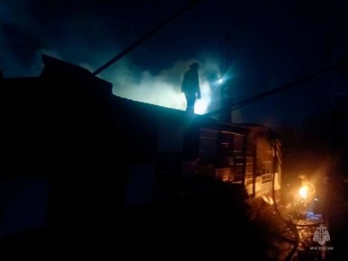 В Барнауле ликвидирован пожар