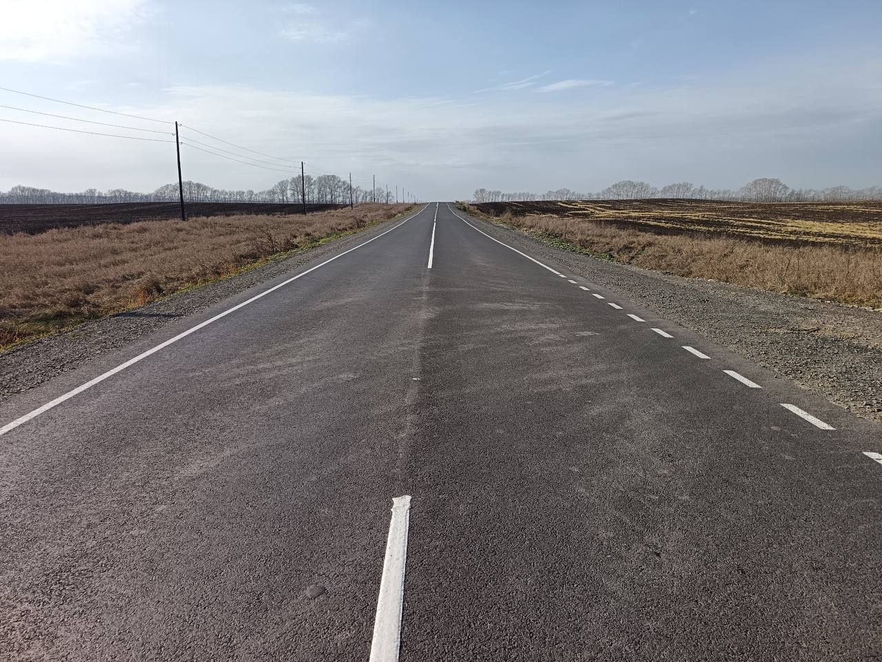 Продолжается обновление дороги к заказнику "Лебединый" в Советском районе Продолжается обновление дороги к заказнику "Лебединый" в Советском районе