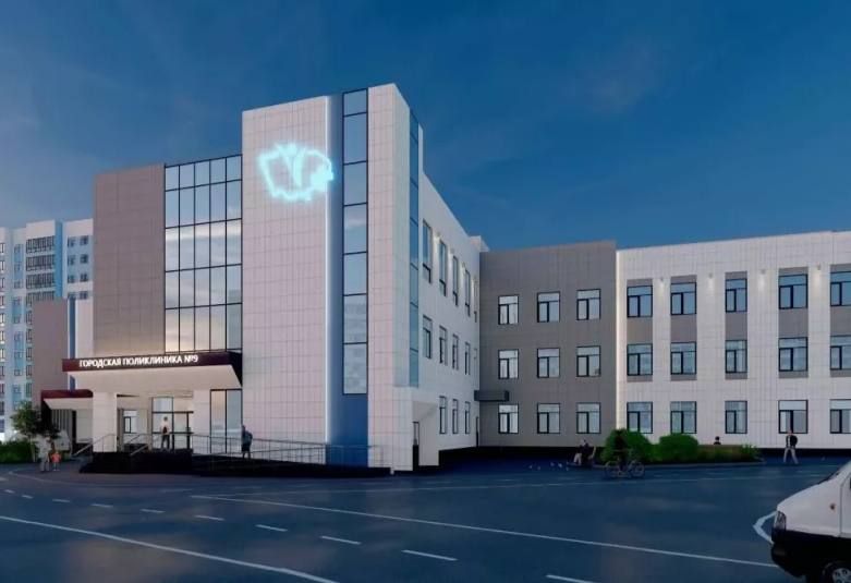 В Барнауле полным ходом идут работы по строительству второй в городе "суперполиклиники" на 700 посещений в смену