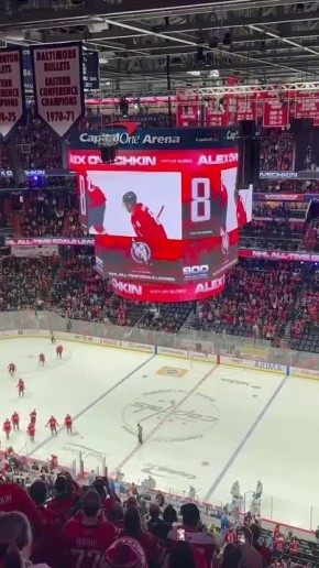 Овечкин обновил свой хоккейный рекорд, забросив 900-ю шайбу в регулярных чемпионатах лиги