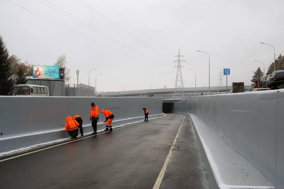 Запуск развязки на Змеиногорском тракте запланирован на ноябрь Запуск развязки на Змеиногорском тракте запланирован на ноябрь