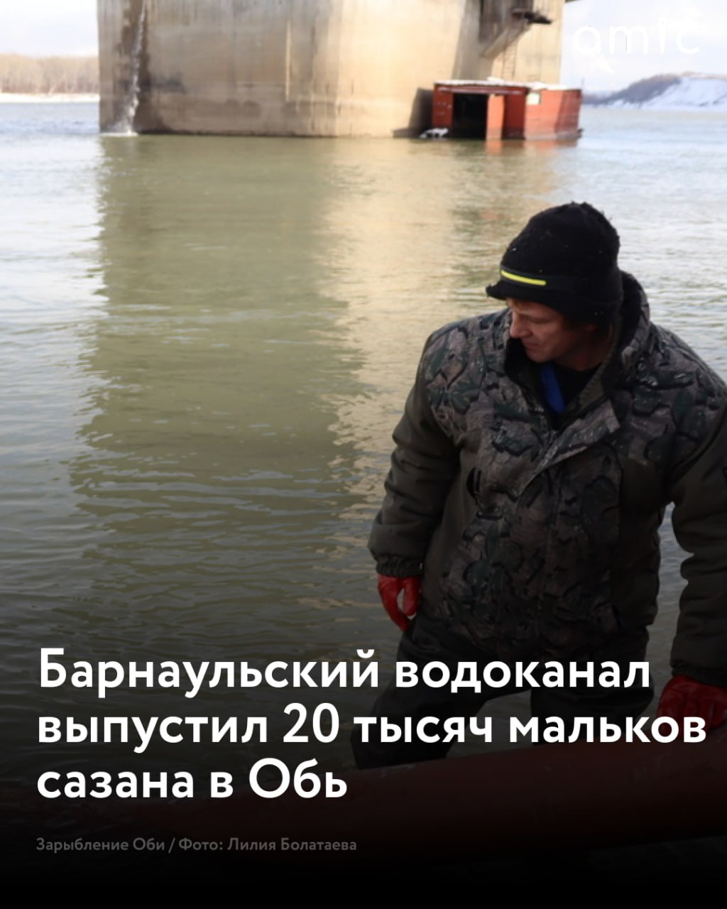 5 ноября в реку Обь барнаульский водоканал выпустил почти 20 тыс