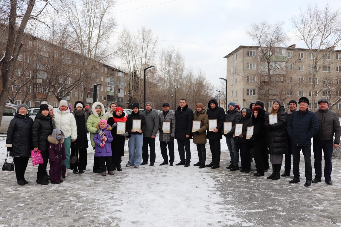 В Барнауле открылся новый благоустроенный сквер