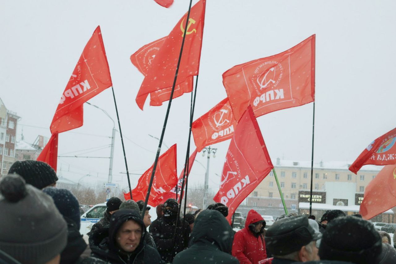 Фото снежного митинга от Кати Смолихиной Фото снежного митинга от Кати Смолихиной