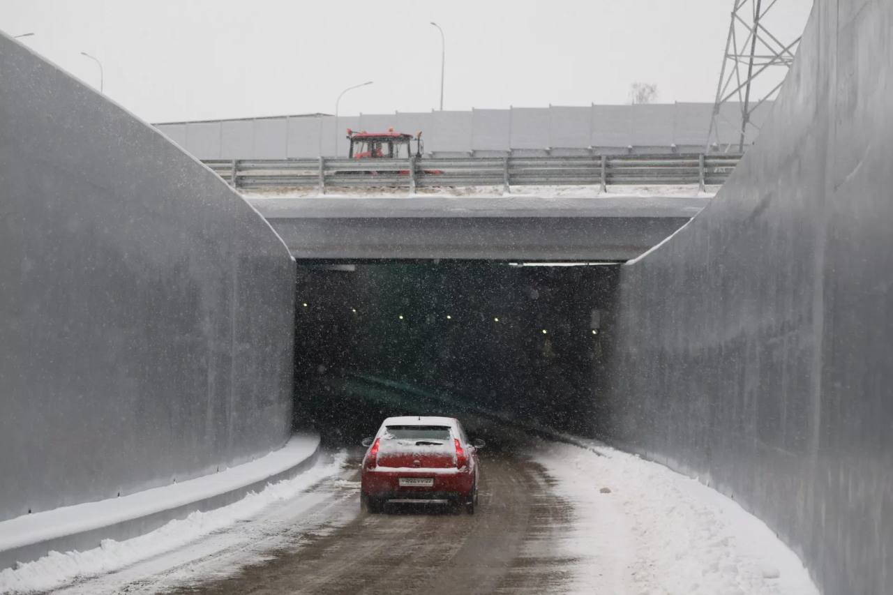 Движение по транспортной развязке открыто на всех уровнях Движение по транспортной развязке открыто на всех уровнях