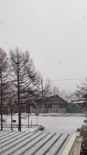Успели попасть под этот снегопад?