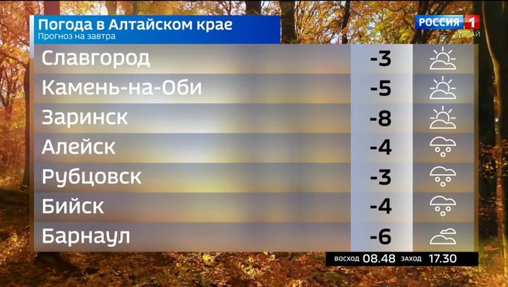 Погода на 14 ноября