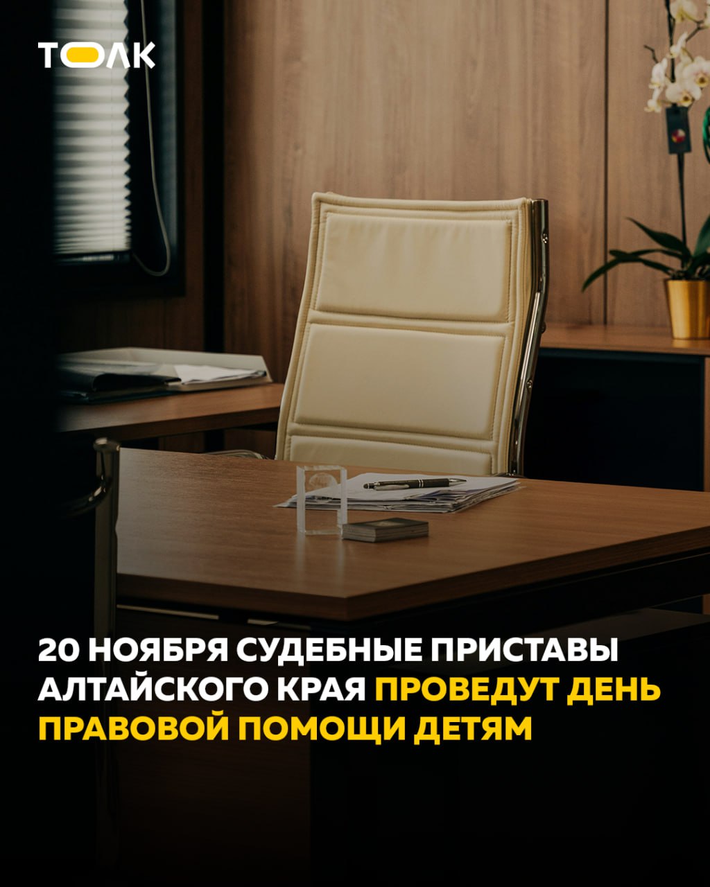 20 ноября судебные приставы Алтайского края проведут день правовой помощи детям