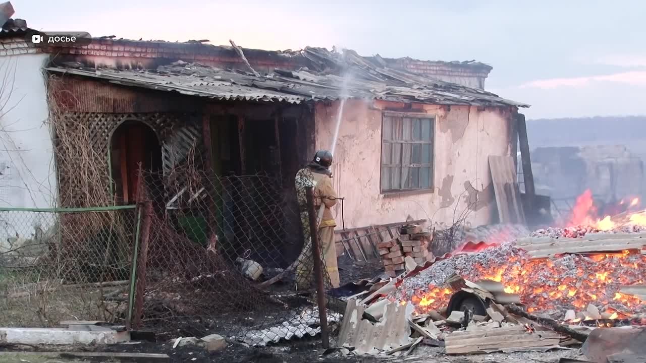 Жизнь мужчины унес пожар этой ночью