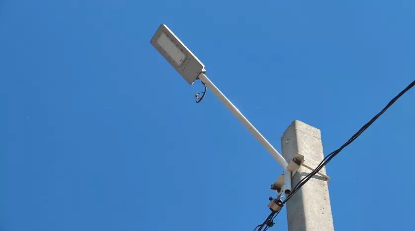 В бийском посёлке Нефтебаза появилось уличное освещение