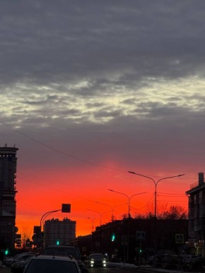 Какой закат!. Фото: подписчица «Катунь 24» Инна