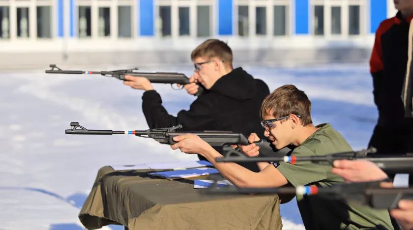 Первые соревнования юнармейцев прошли в Бийске