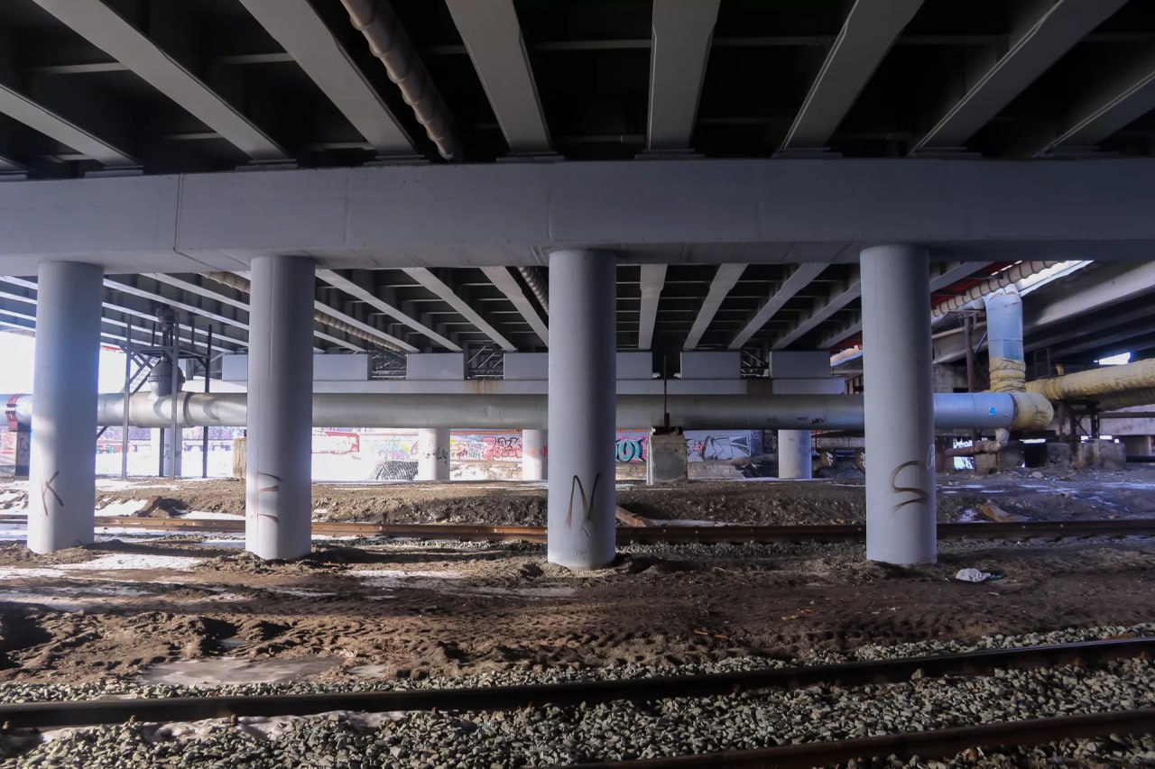 Обновленному путепроводу на проспекте Ленина исполнилось два года Обновленному путепроводу на проспекте Ленина исполнилось два года