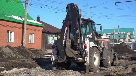 Виктор Щигрев: В Бийске ведутся срочные работы по замене трех трамвайных стрелочных переводов, достигших критического уровня износа