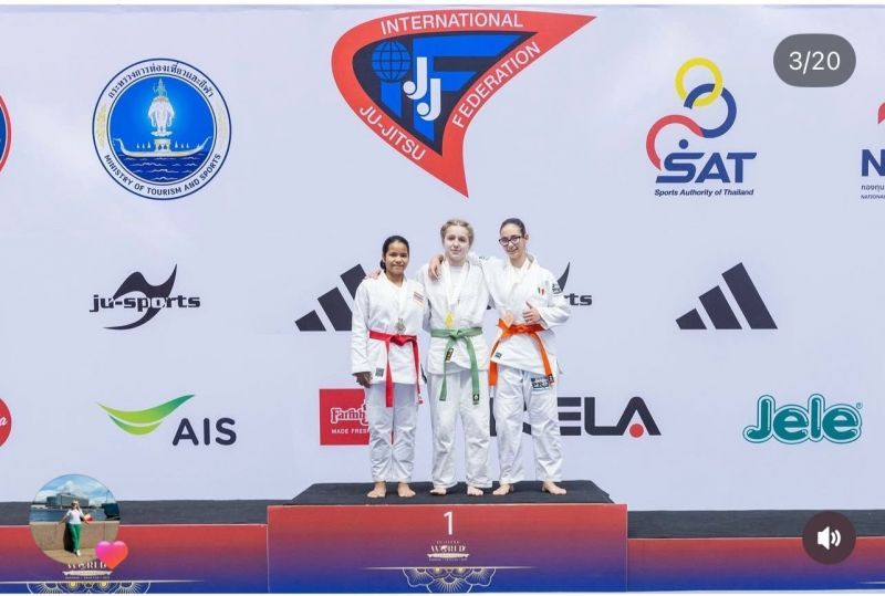 Алтайские спортсмены завоевали шесть медалей на Кубке мира по джиу-джитсу среди спортсменов до 14 лет в Таиланде