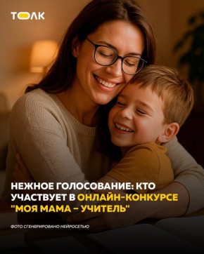 В преддверии Дня матери мы запускаем онлайн-конкурс "Моя мама – учитель"