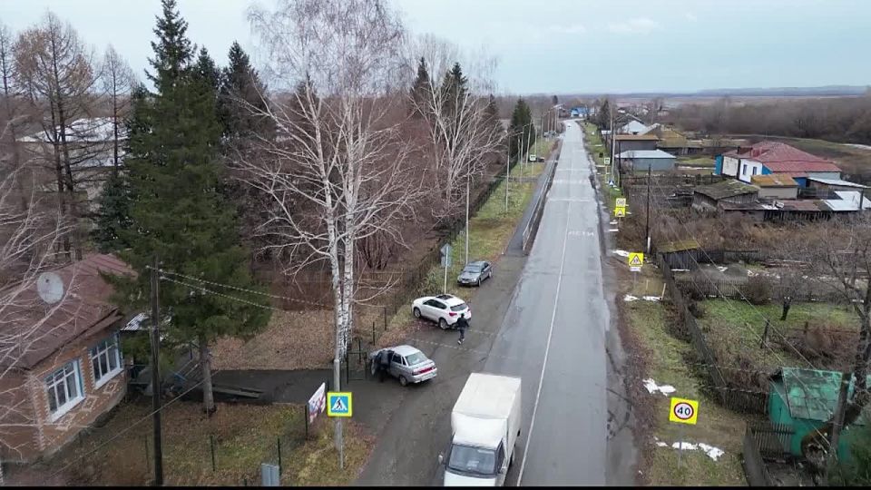 На улице Центральной в селе Красный Яр Советского района установили светодиодные фонари