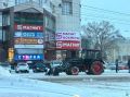 Предприятия города проводят очистку входных групп и прилегающих территорий от снега