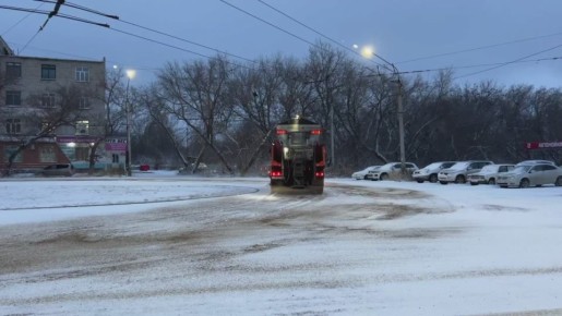 В Рубцовск пришла настоящая зима