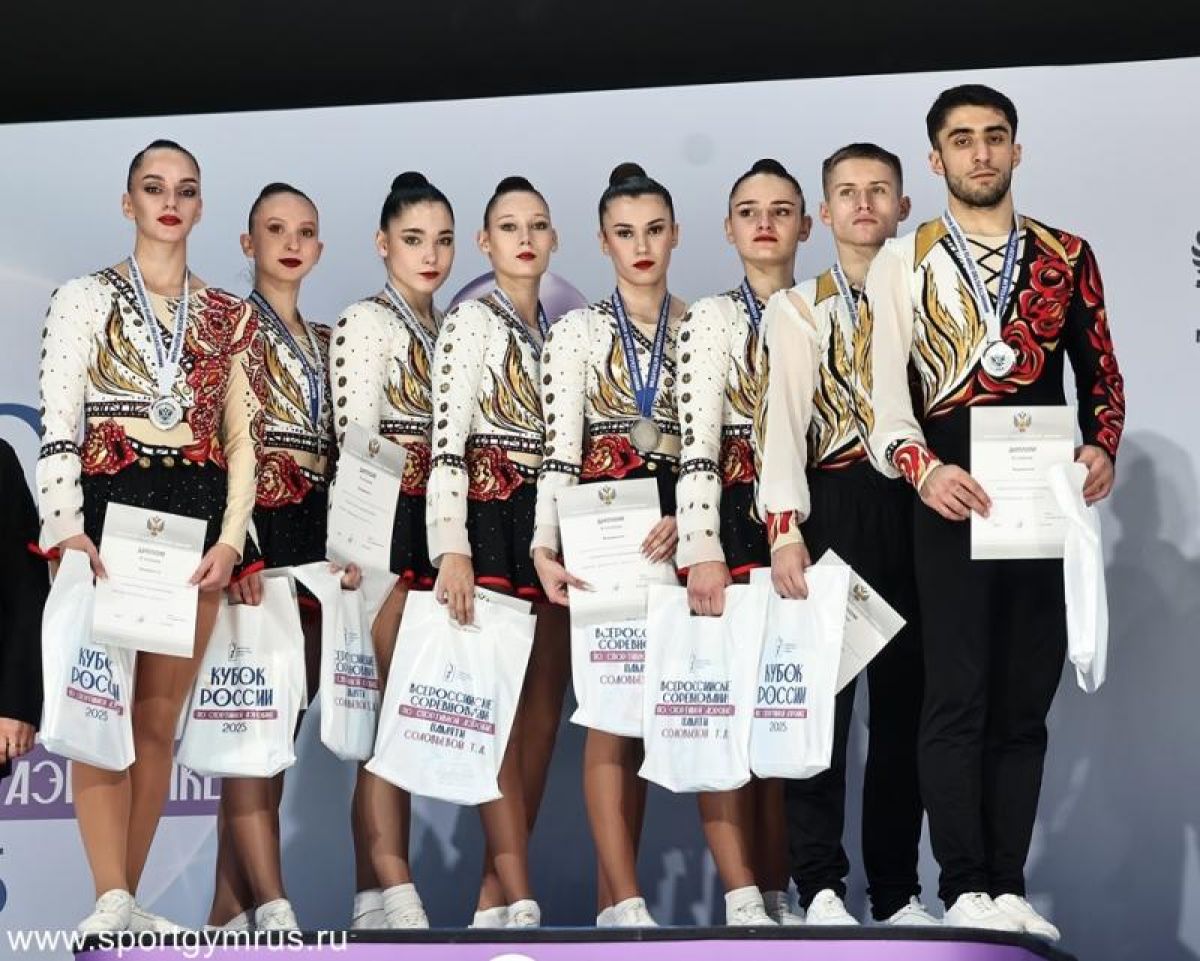 Команда Алтайского края — серебряный призер Кубка России по спортивной аэробике!