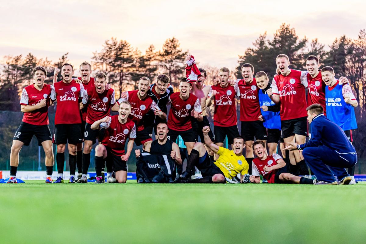 Футболисты АлтГПУ — серебряные призёры всероссийских соревнований среди студентов «Общероссийский дивизион. Вузы»