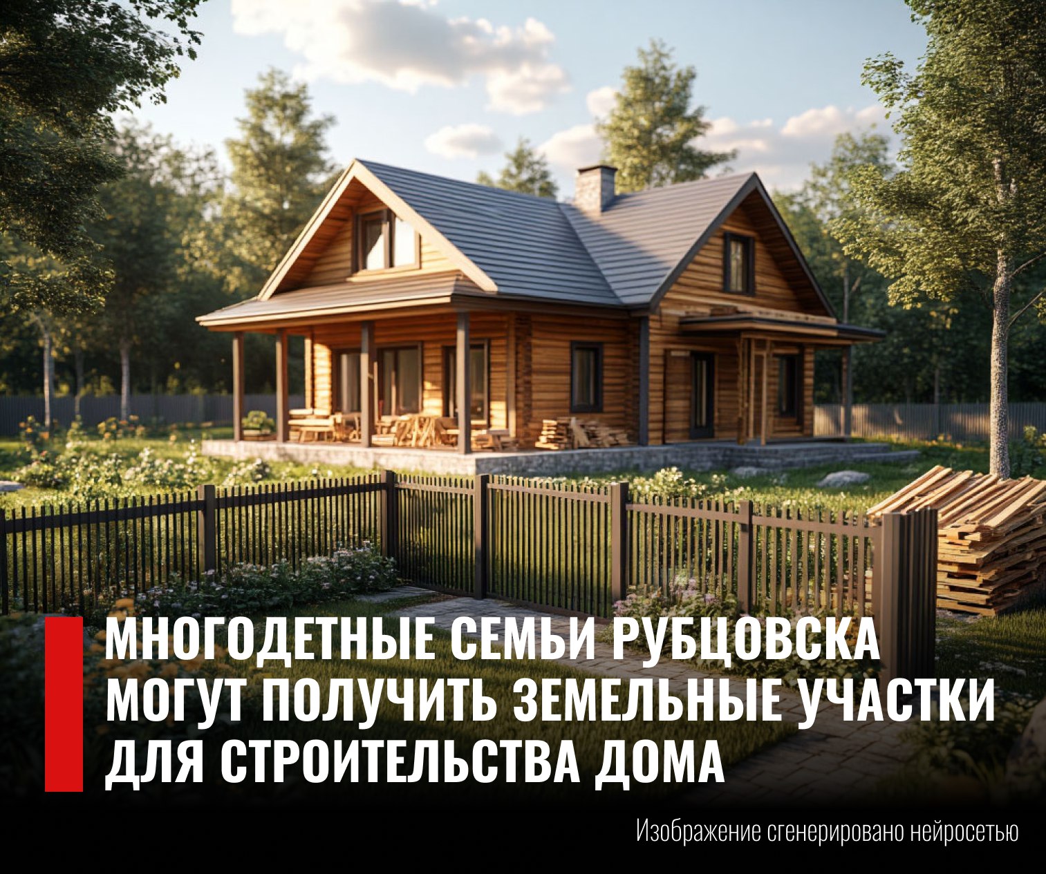 Многодетные семьи Рубцовска могут получить земельные участки для индивидуального жилищного строительства