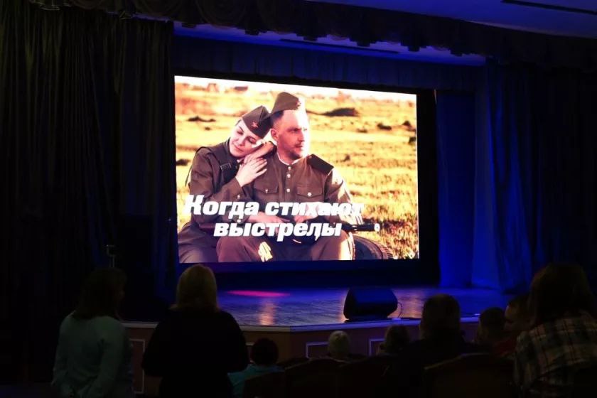 Премьера фильма "Когда стихают выстрелы" состоялась в Бийске Премьера фильма "Когда стихают выстрелы" состоялась в Бийске