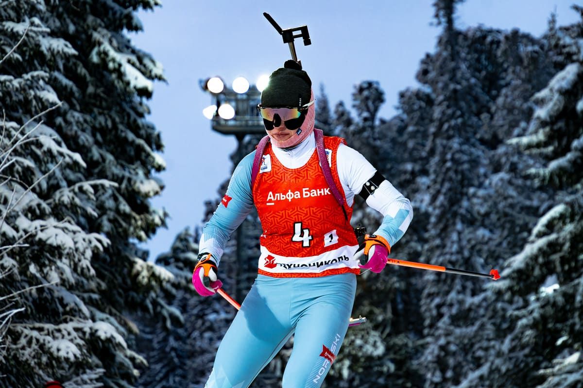 Анастасия Гришина выиграла смешанную эстафету в составе сборной России на этапе Кубка Содружества в Ханты-Мансийске Анастасия Гришина выиграла смешанную эстафету в составе сборной России на этапе Кубка Содружества в Ханты-Мансийске