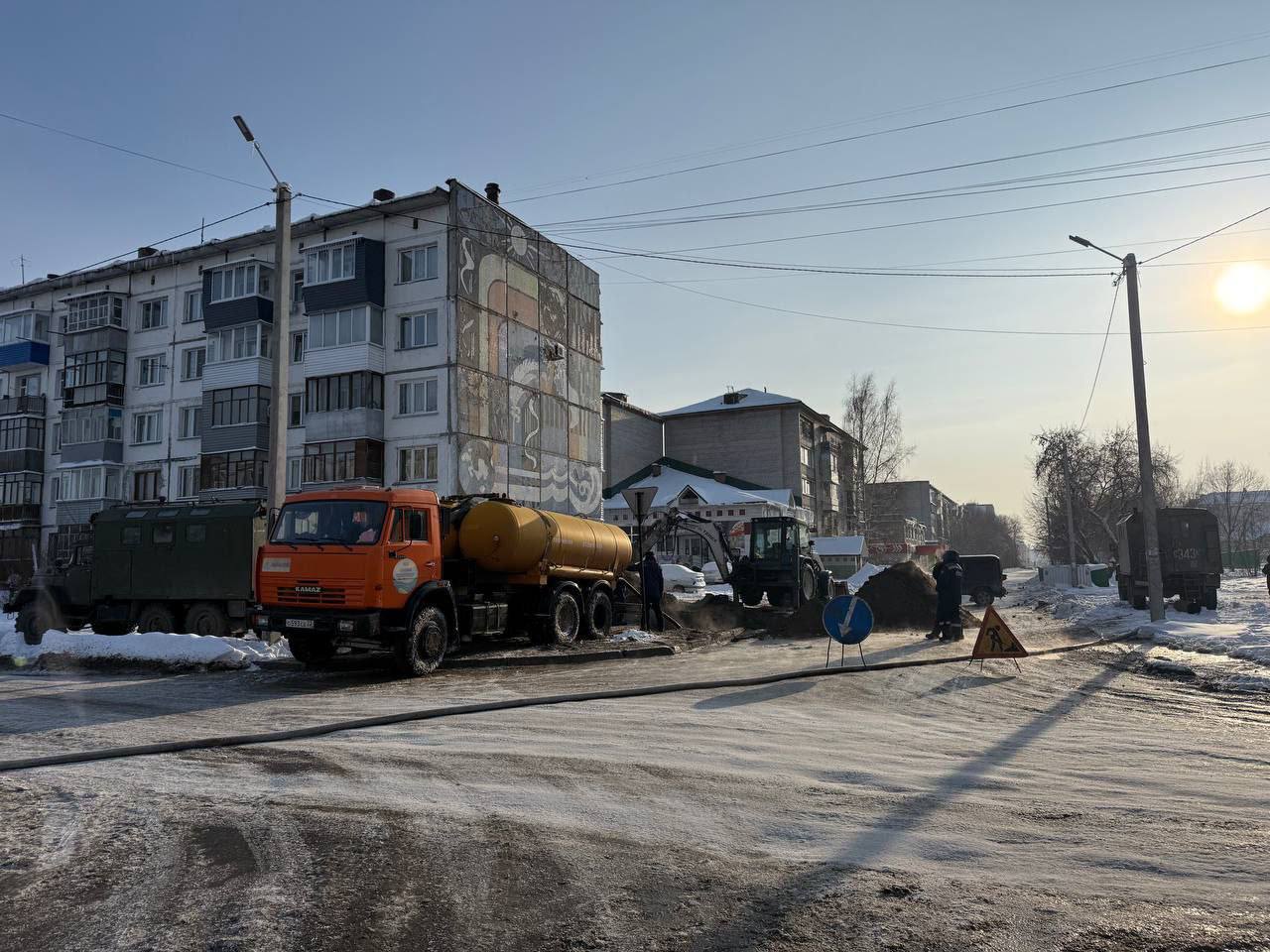 Информация о порыве на сетях водоснабжения Информация о порыве на сетях водоснабжения