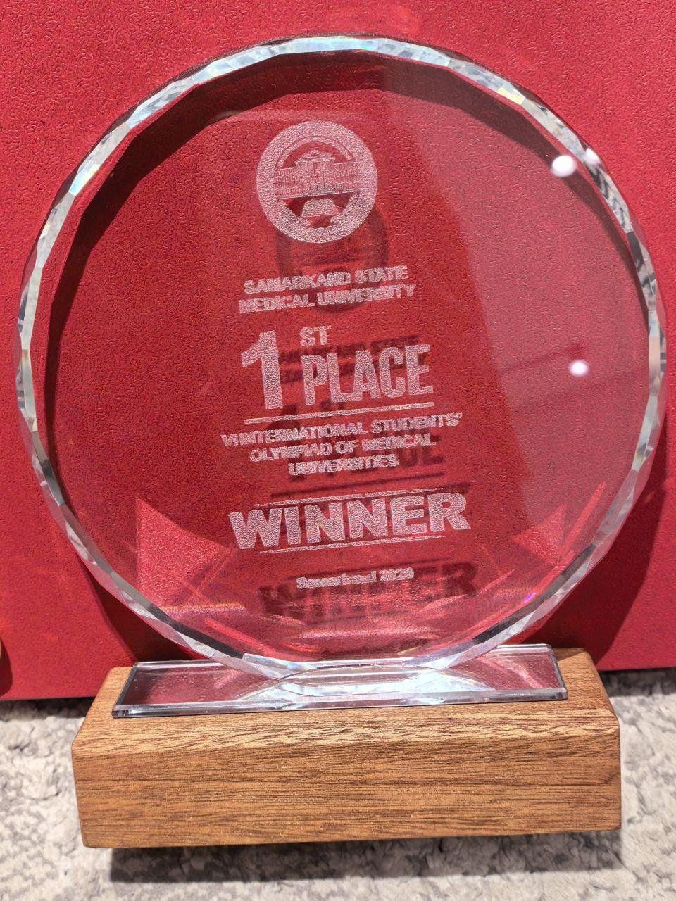 Студентка Алтайского медицинского университета стала лучшей на Международной олимпиаде в Самарканде Студентка Алтайского медицинского университета стала лучшей на Международной олимпиаде в Самарканде