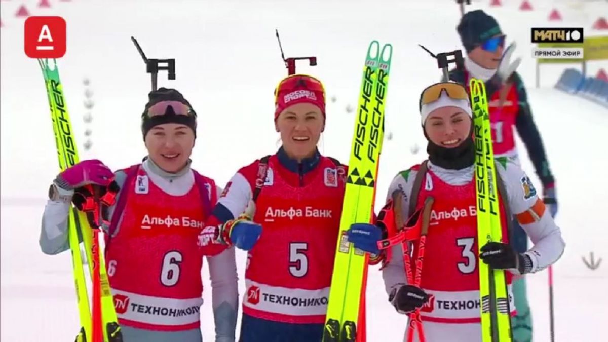 Анастасия Гришина — серебряный призёр большого масс-старта на этапе Кубка России в Тюмени