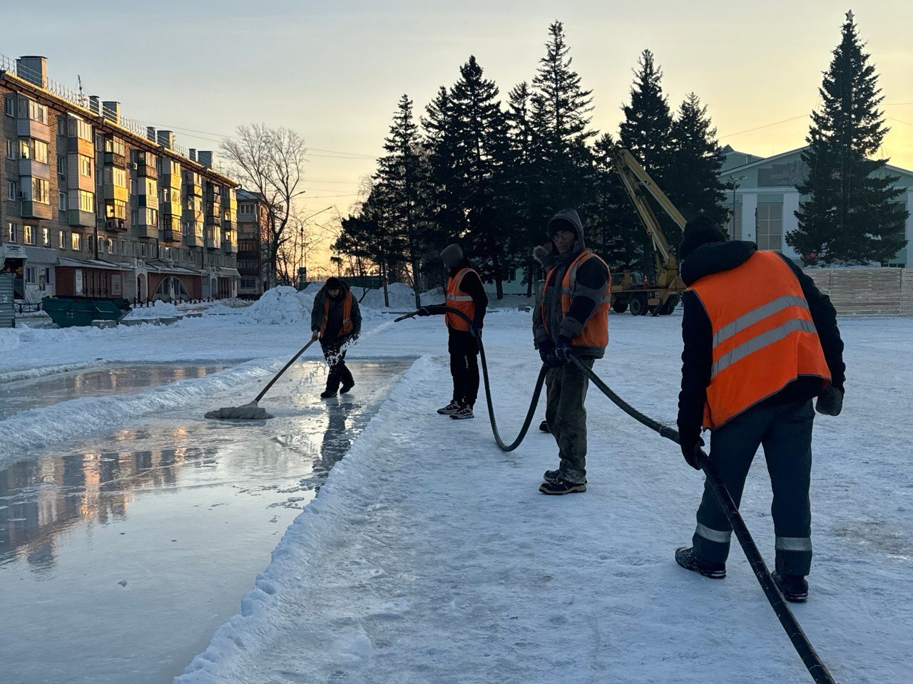 В Рубцовске идёт подготовка к Новому году В Рубцовске идёт подготовка к Новому году
