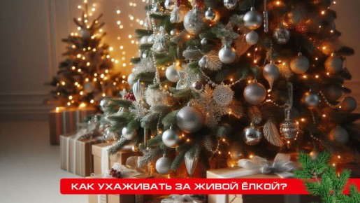 Чтобы ёлка не осыпалась раньше, чем закончатся новогодние каникулы, ей нужно создать подходящие условия