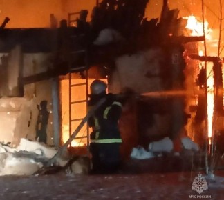 В Первомайском районе при пожаре в доме погибли двое